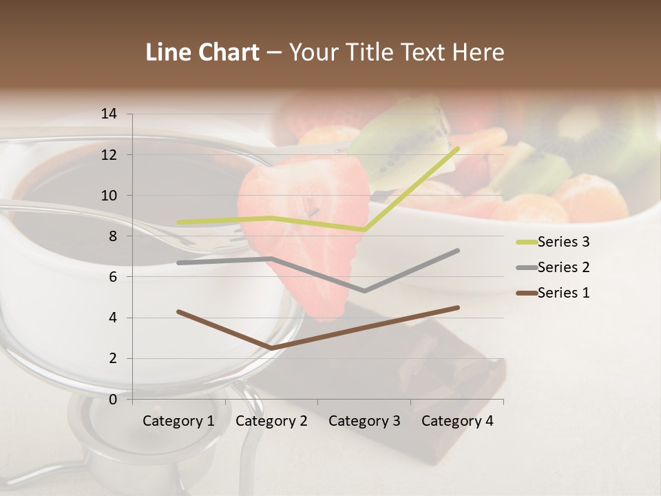 Seasonal Dessert Tangerine PowerPoint Template