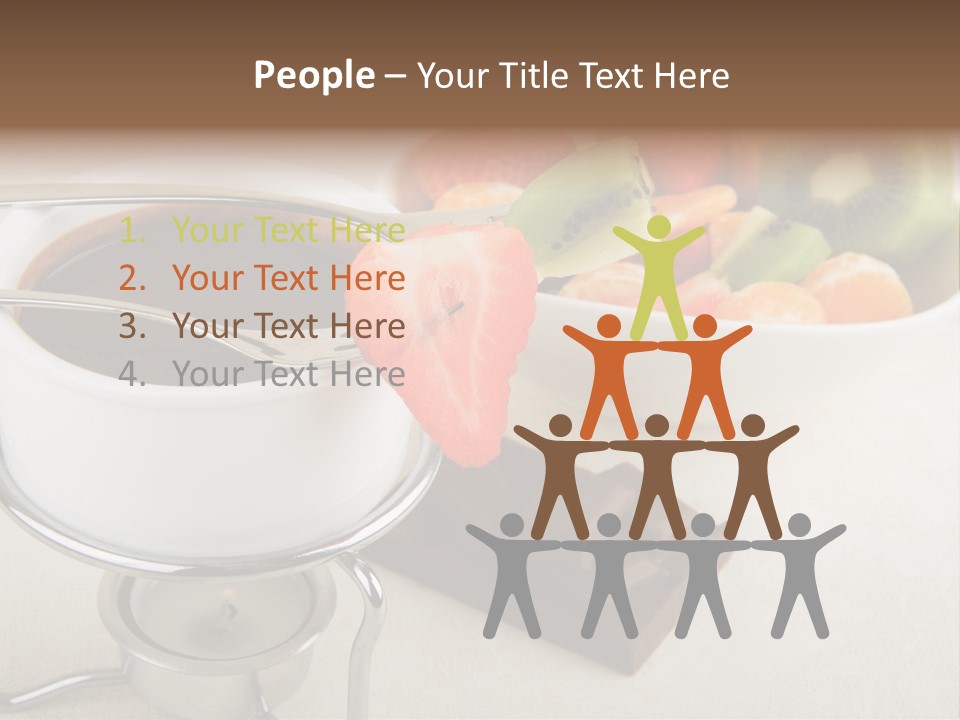 Seasonal Dessert Tangerine PowerPoint Template
