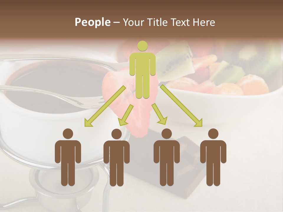 Seasonal Dessert Tangerine PowerPoint Template