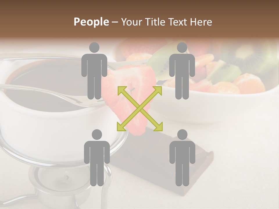 Seasonal Dessert Tangerine PowerPoint Template