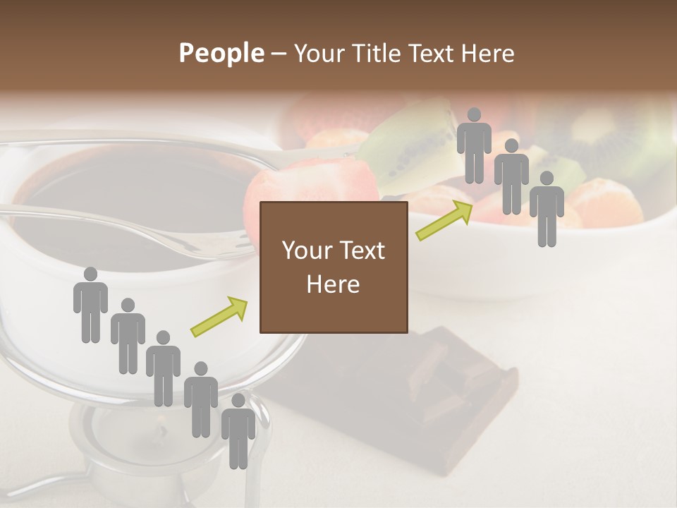 Seasonal Dessert Tangerine PowerPoint Template