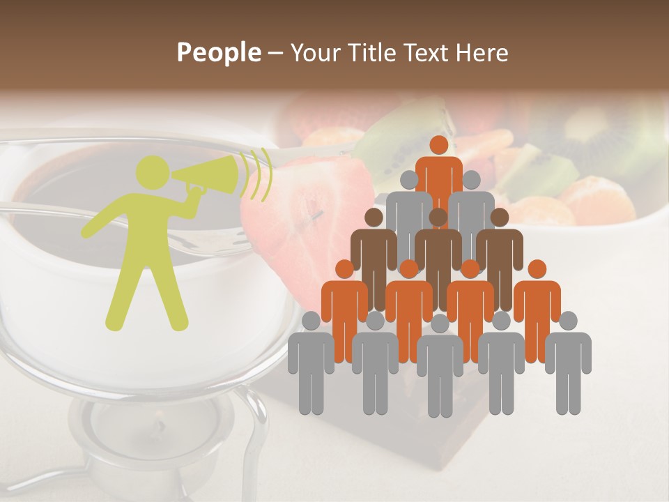 Seasonal Dessert Tangerine PowerPoint Template