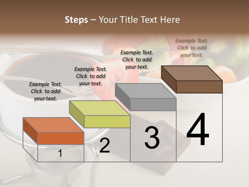 Seasonal Dessert Tangerine PowerPoint Template