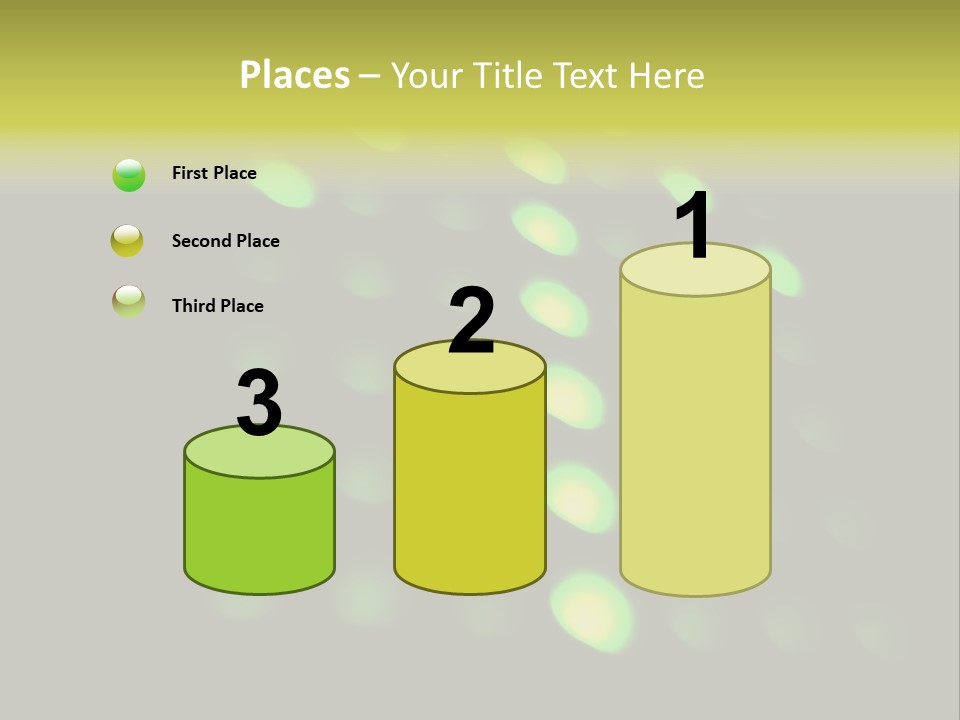 Green Floor Direction PowerPoint Template