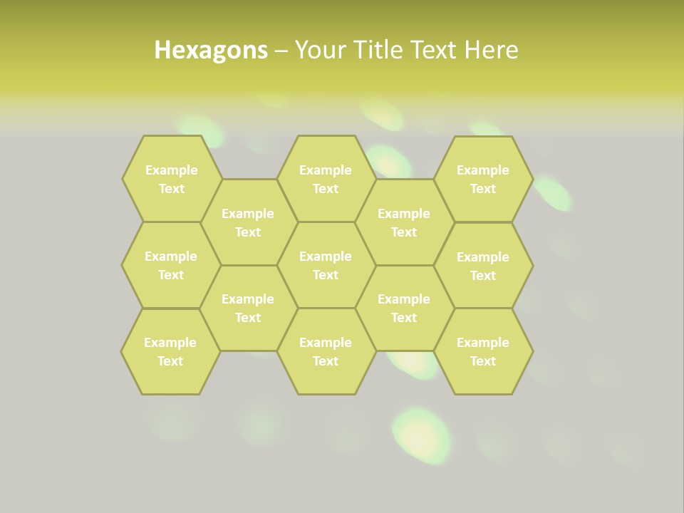 Green Floor Direction PowerPoint Template