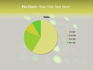 Green Floor Direction PowerPoint Template