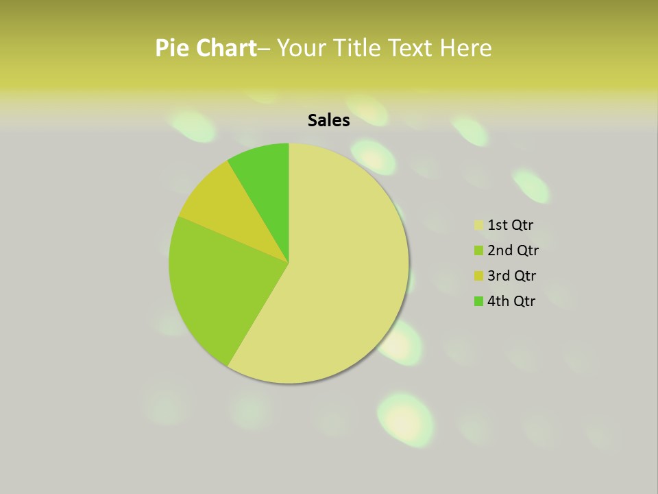 Green Floor Direction PowerPoint Template