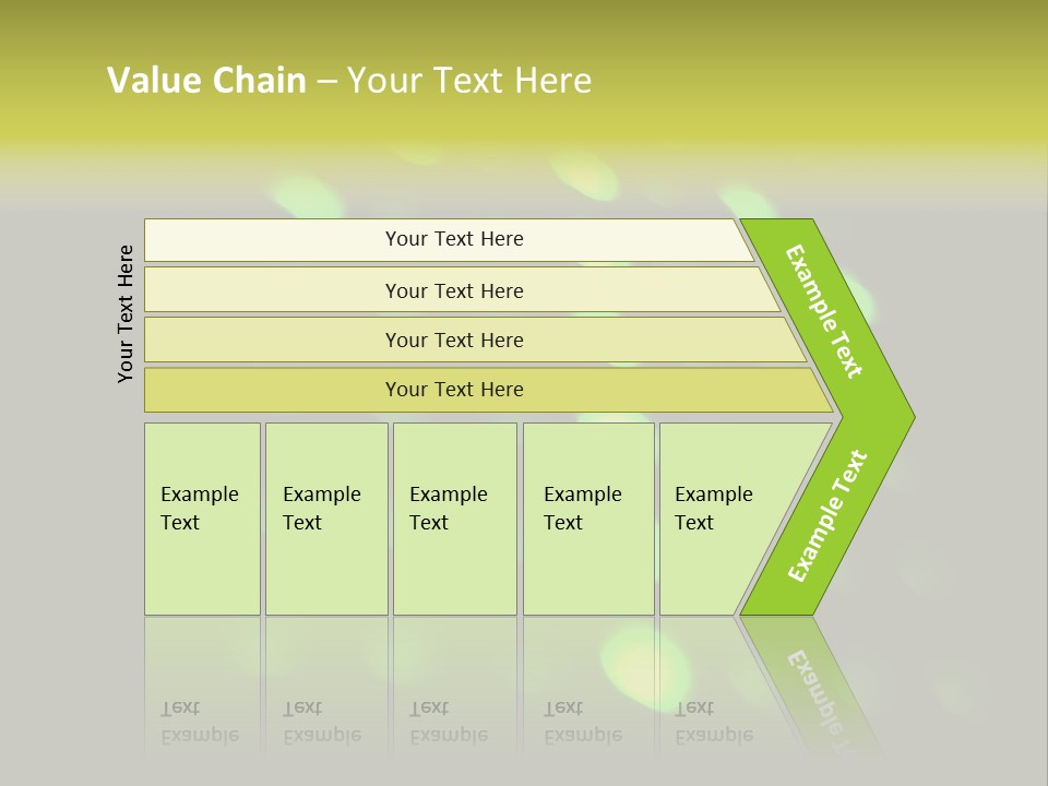 Green Floor Direction PowerPoint Template