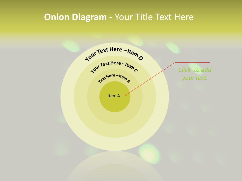 Green Floor Direction PowerPoint Template