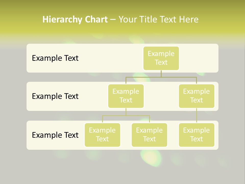 Green Floor Direction PowerPoint Template