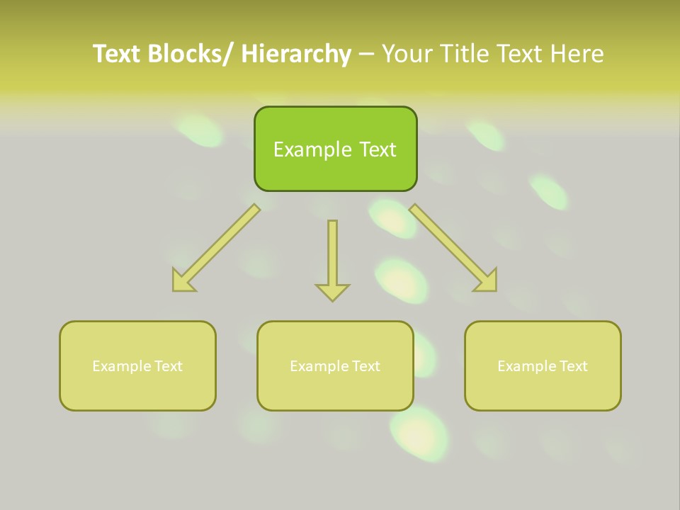 Green Floor Direction PowerPoint Template