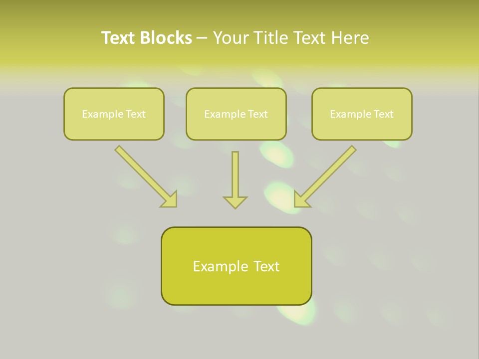 Green Floor Direction PowerPoint Template