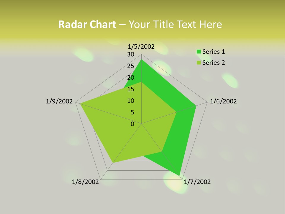 Green Floor Direction PowerPoint Template