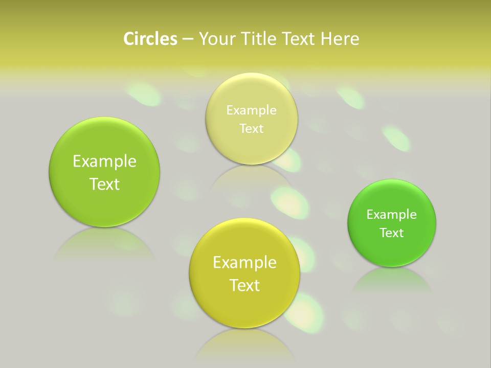 Green Floor Direction PowerPoint Template