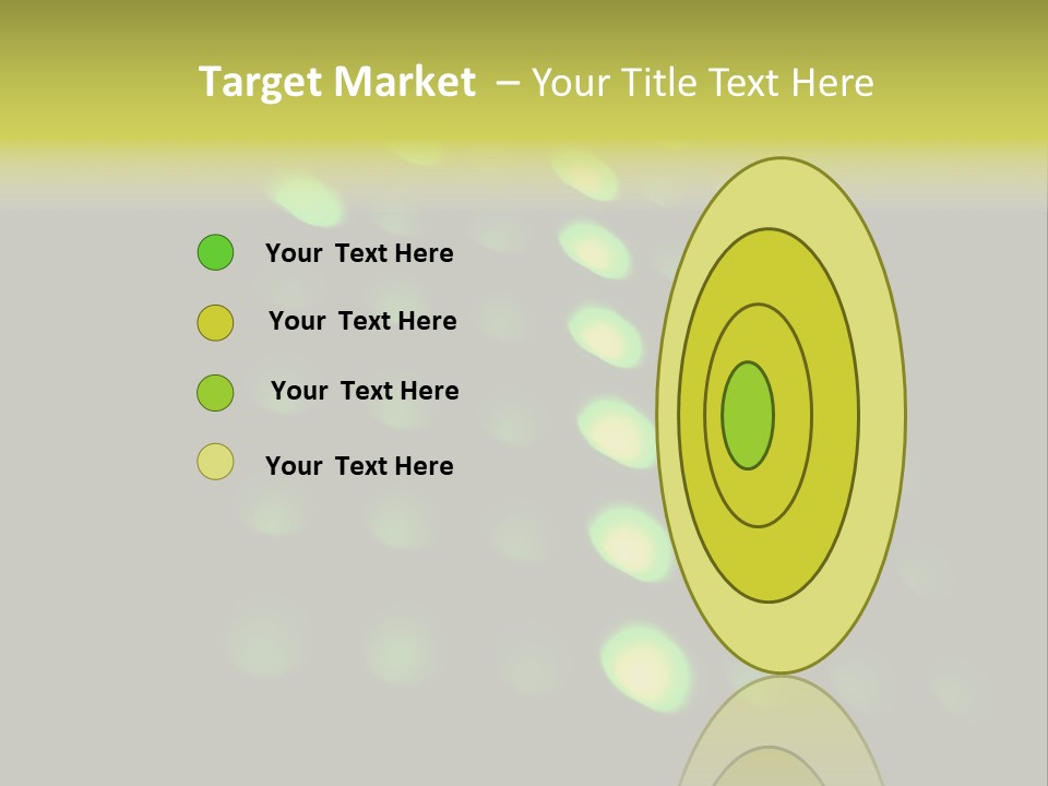 Green Floor Direction PowerPoint Template