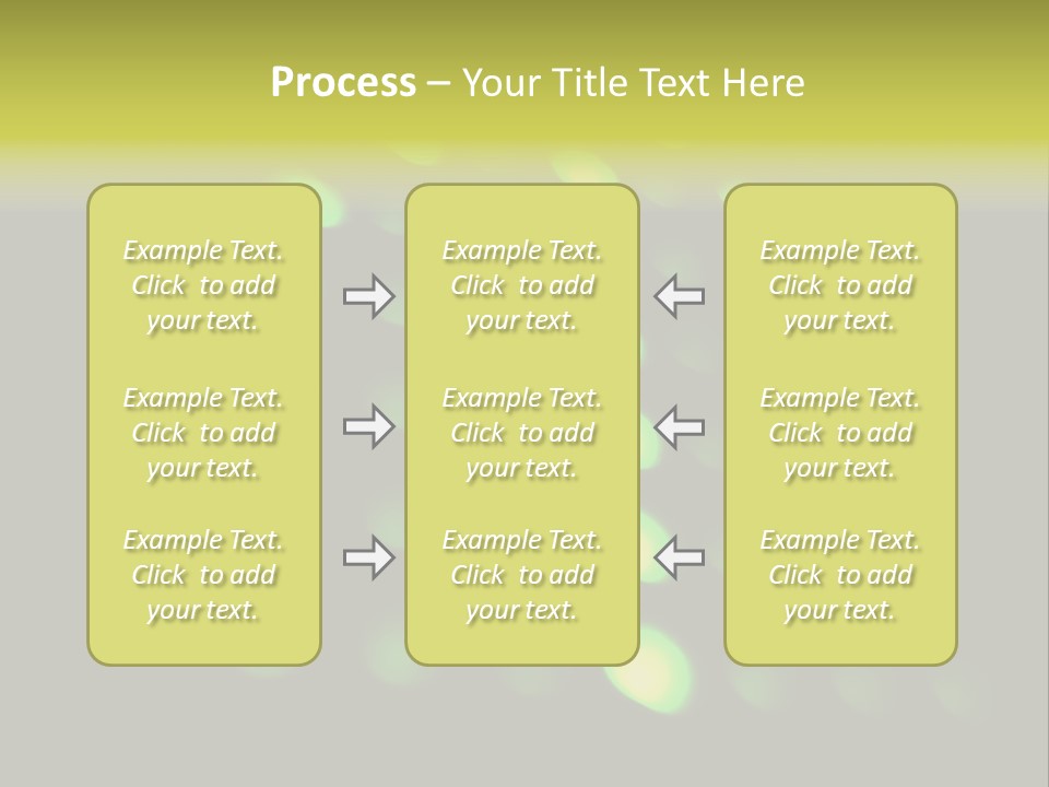 Green Floor Direction PowerPoint Template