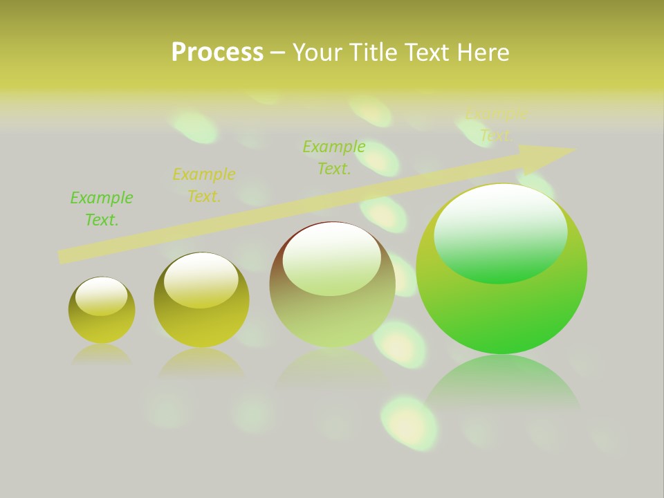 Green Floor Direction PowerPoint Template