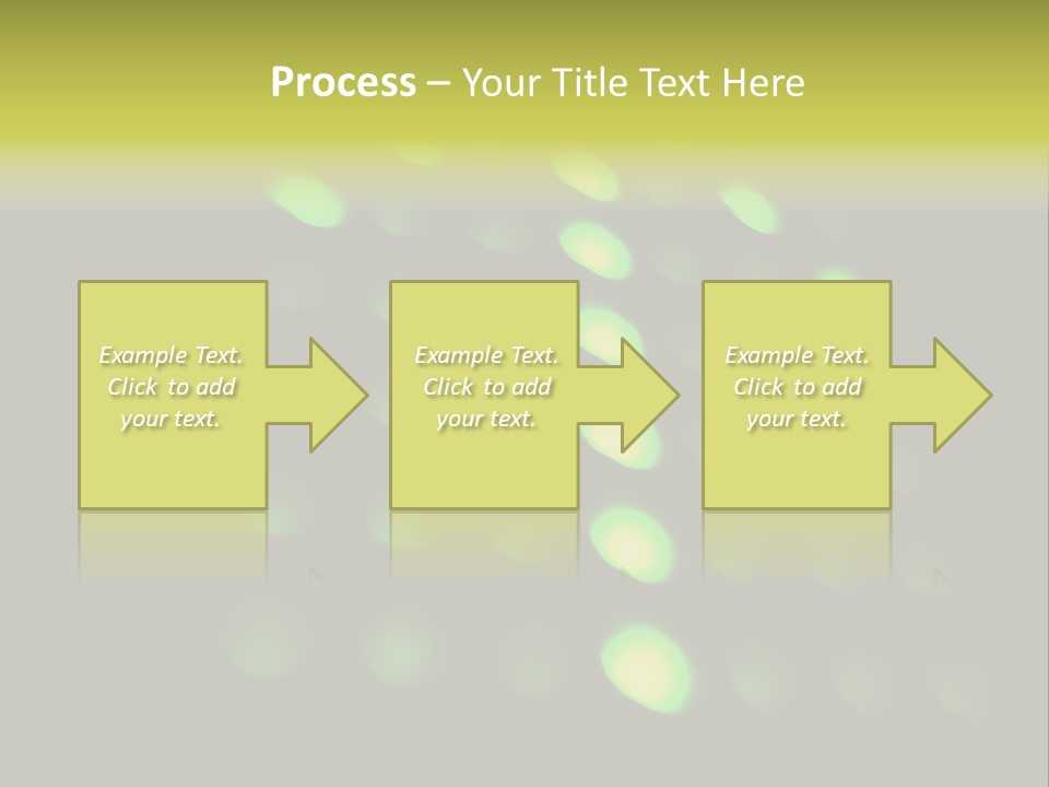Green Floor Direction PowerPoint Template