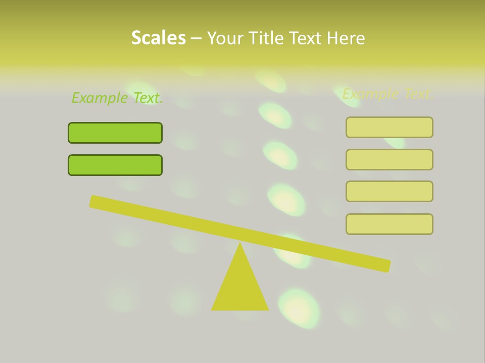 Green Floor Direction PowerPoint Template