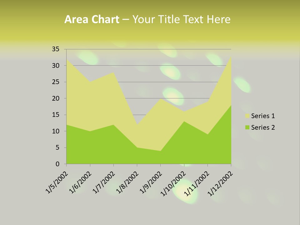 Green Floor Direction PowerPoint Template