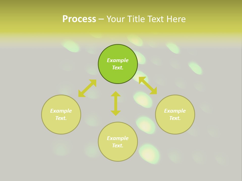 Green Floor Direction PowerPoint Template