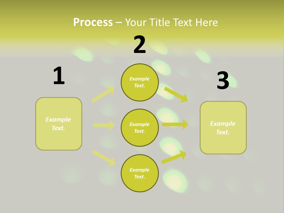 Green Floor Direction PowerPoint Template
