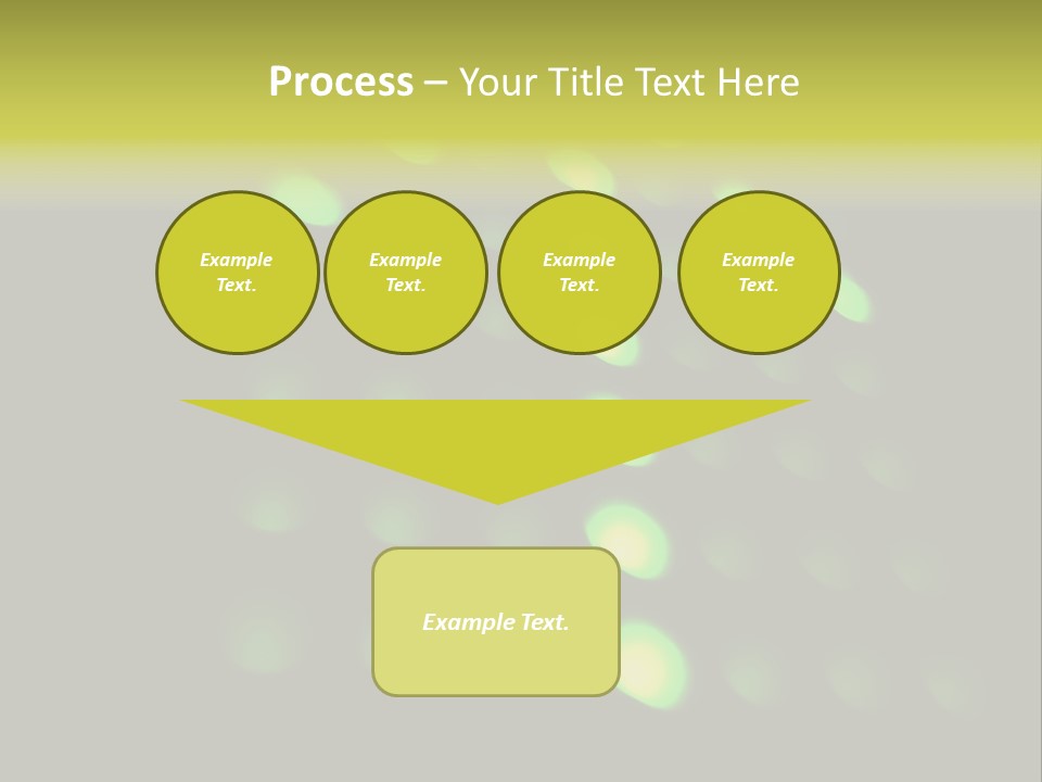 Green Floor Direction PowerPoint Template