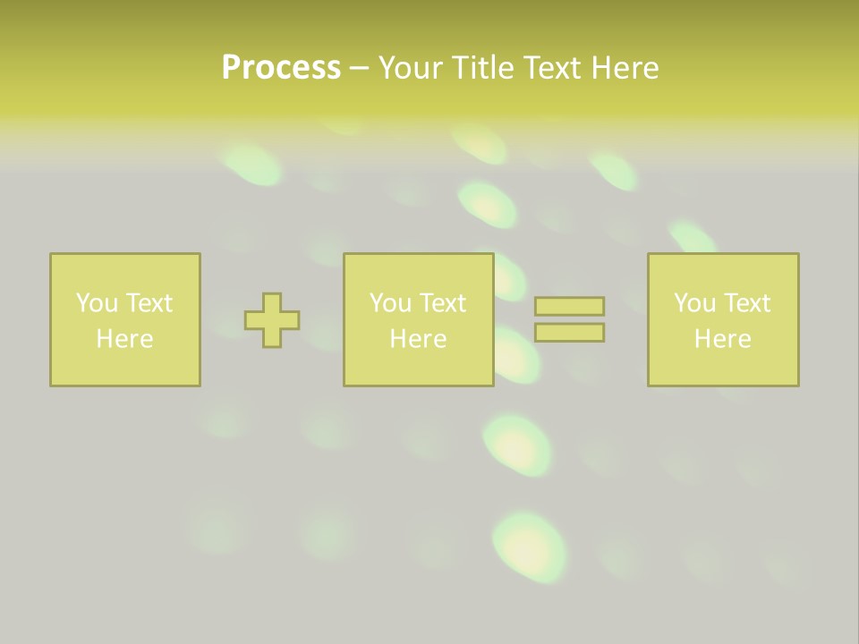 Green Floor Direction PowerPoint Template