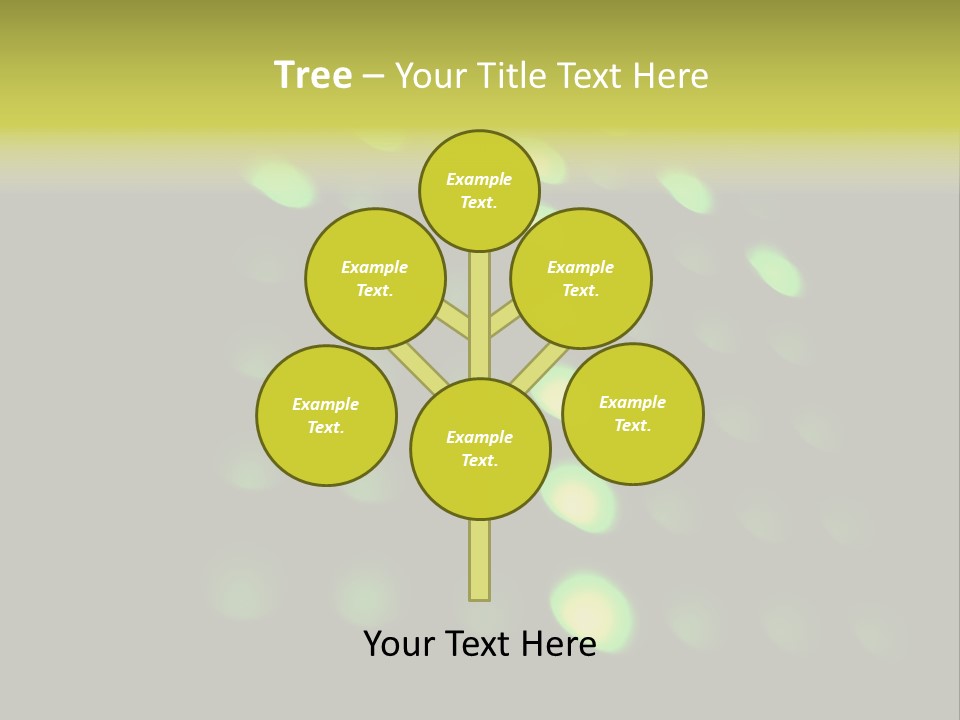 Green Floor Direction PowerPoint Template