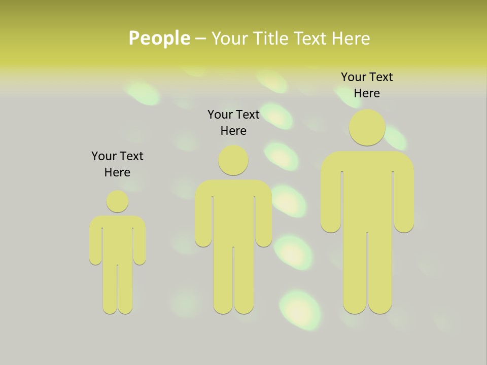 Green Floor Direction PowerPoint Template