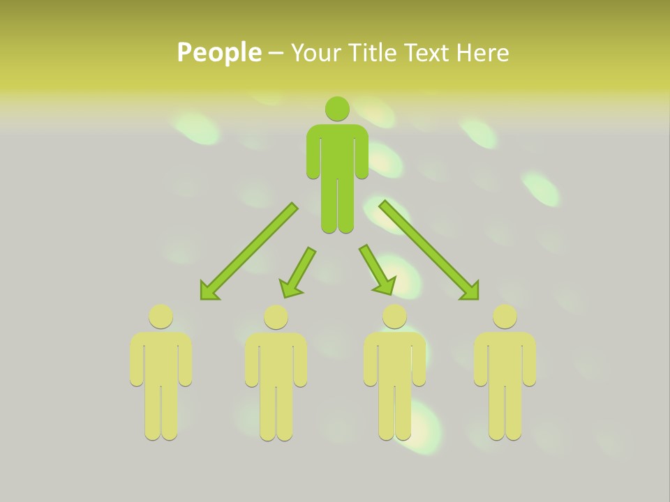 Green Floor Direction PowerPoint Template