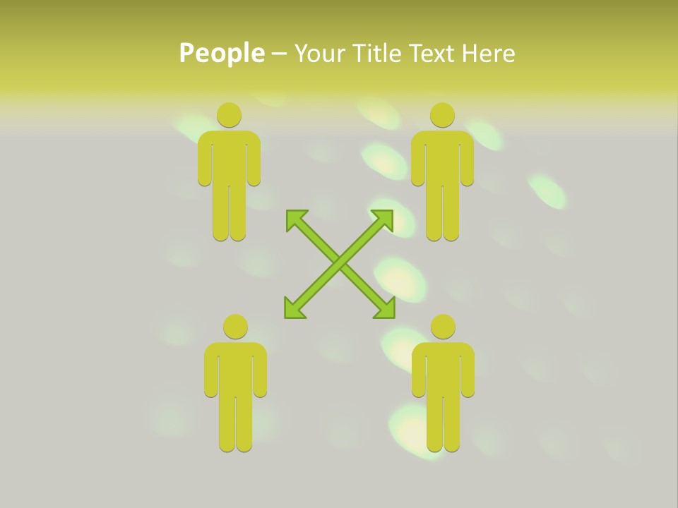 Green Floor Direction PowerPoint Template