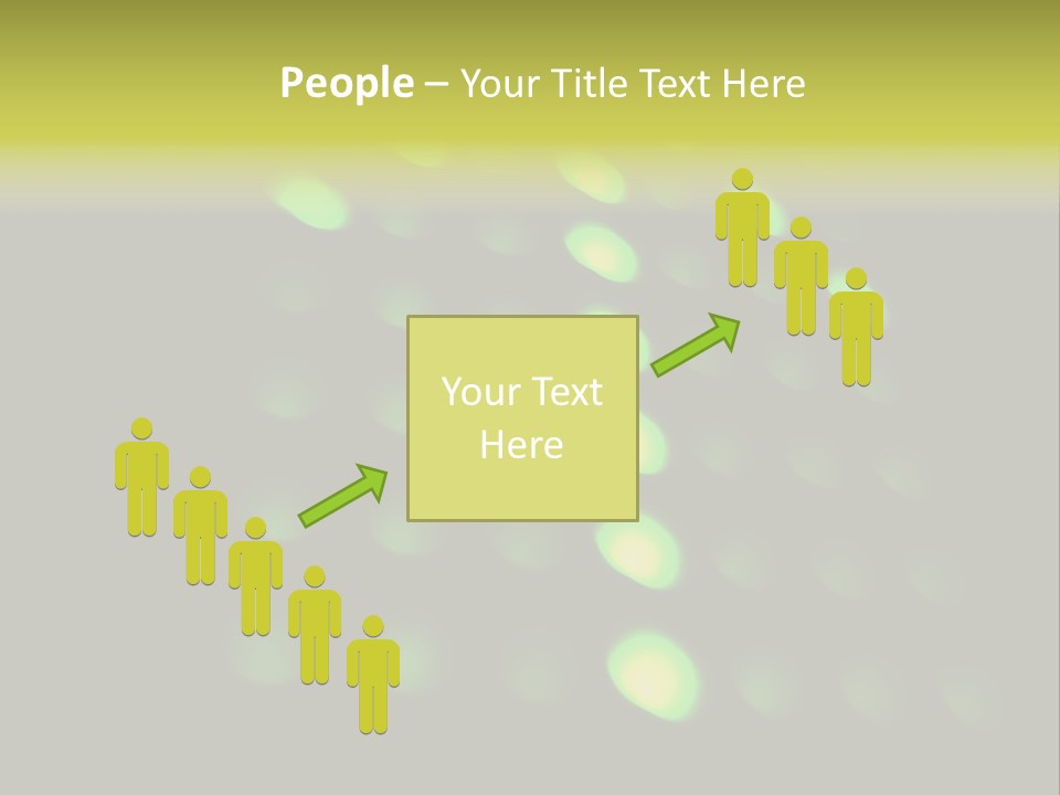 Green Floor Direction PowerPoint Template