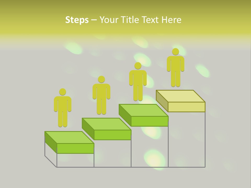 Green Floor Direction PowerPoint Template