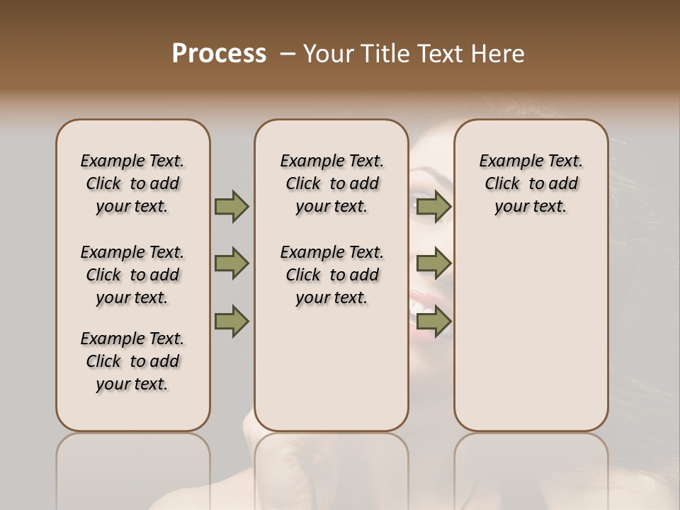 Audio Caucasian Headphone PowerPoint Template