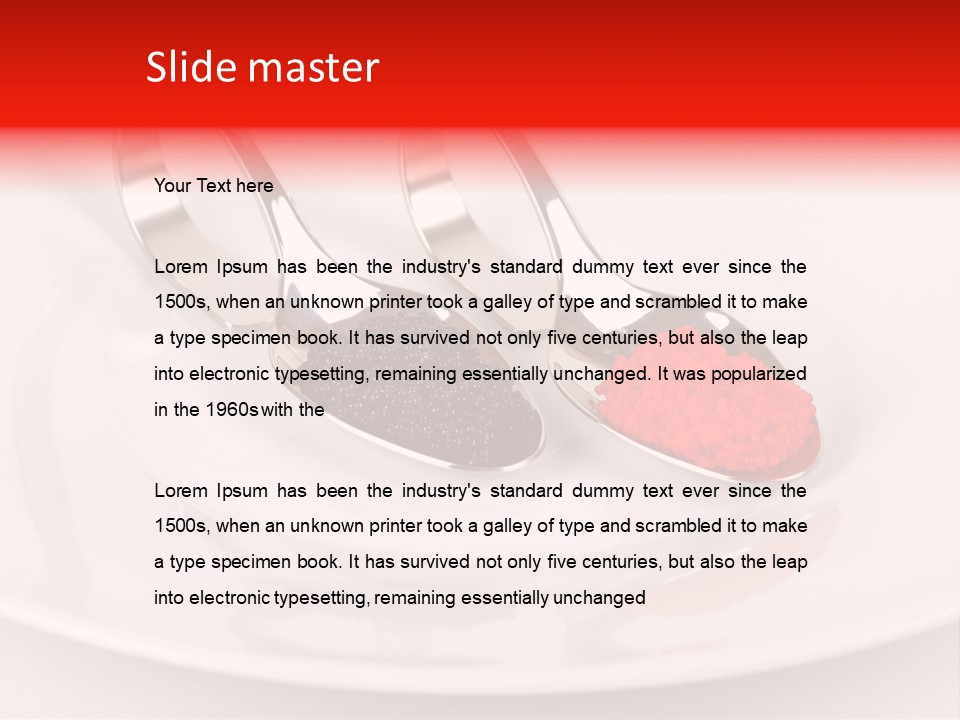 Grain Sea Buffet PowerPoint Template