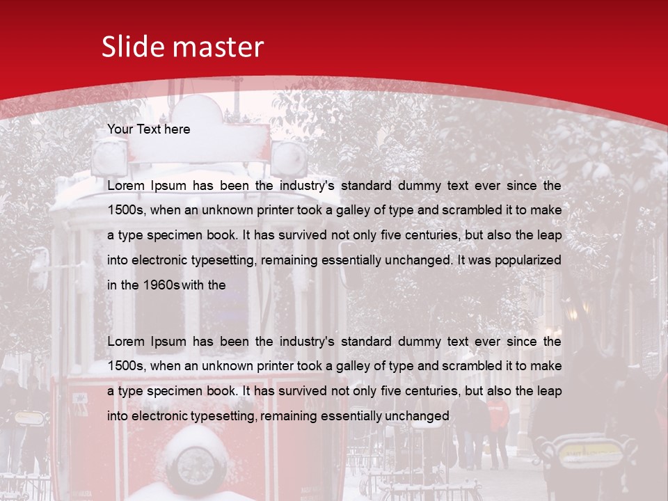 Public Transportation Turkey People Traveling PowerPoint Template