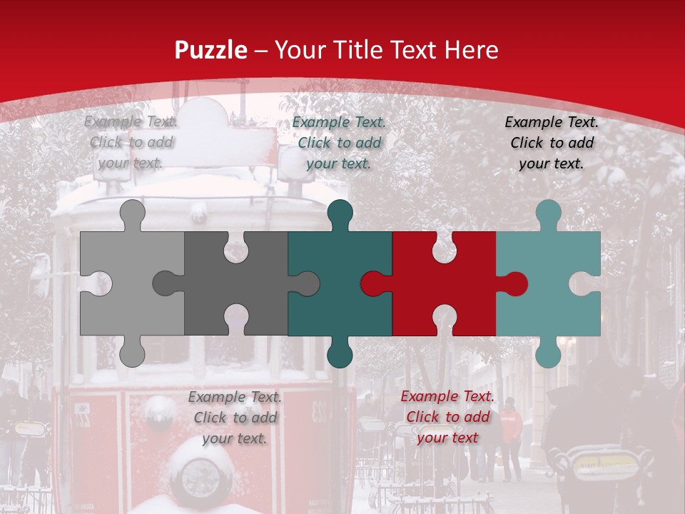 Public Transportation Turkey People Traveling PowerPoint Template