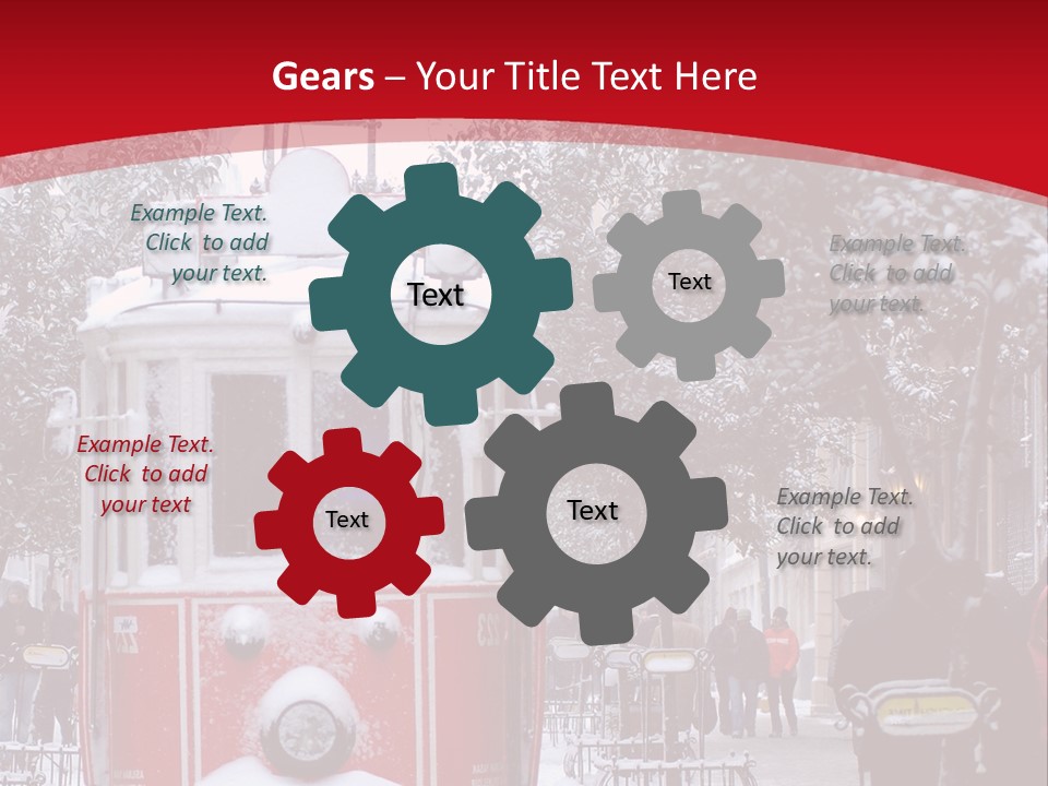 Public Transportation Turkey People Traveling PowerPoint Template