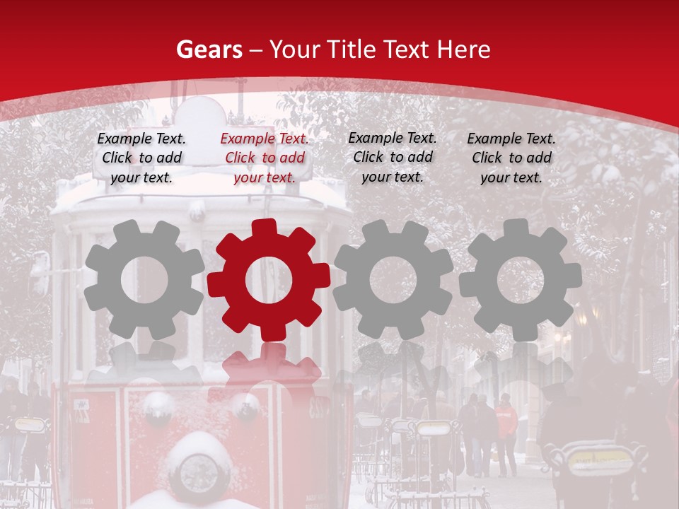 Public Transportation Turkey People Traveling PowerPoint Template