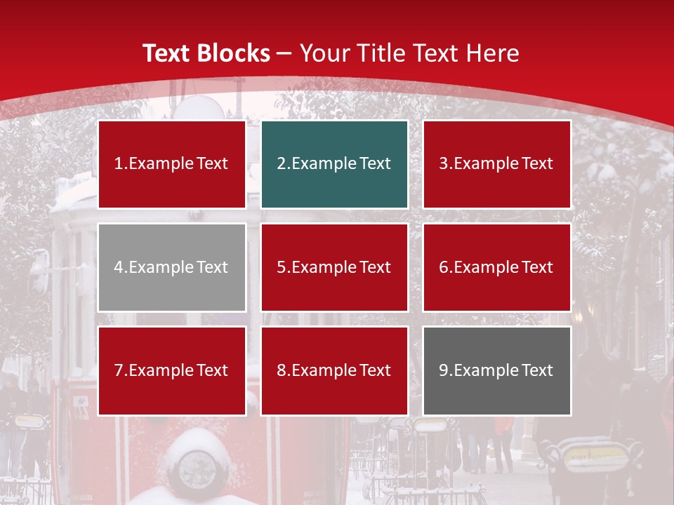 Public Transportation Turkey People Traveling PowerPoint Template