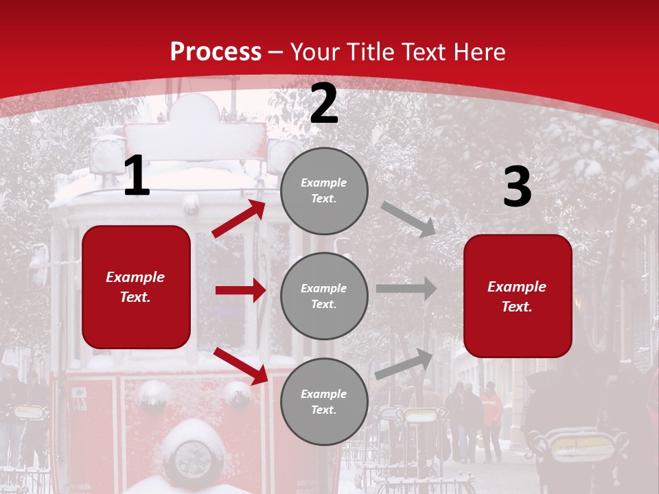 Public Transportation Turkey People Traveling PowerPoint Template