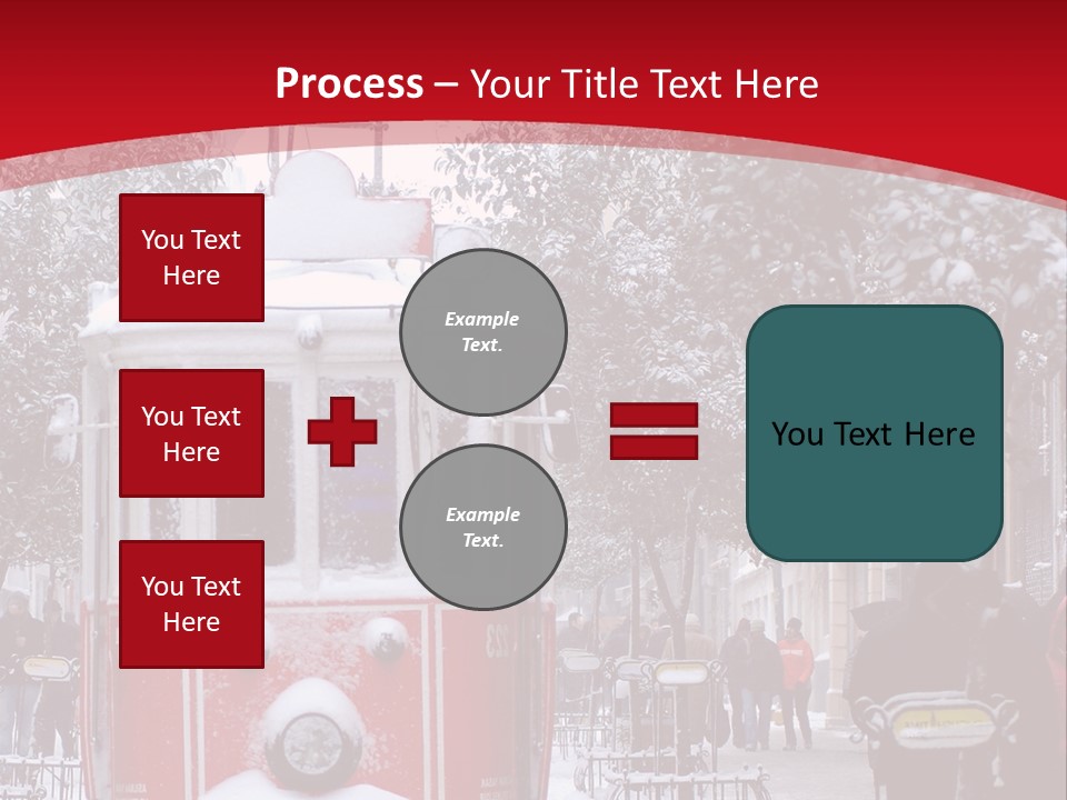 Public Transportation Turkey People Traveling PowerPoint Template