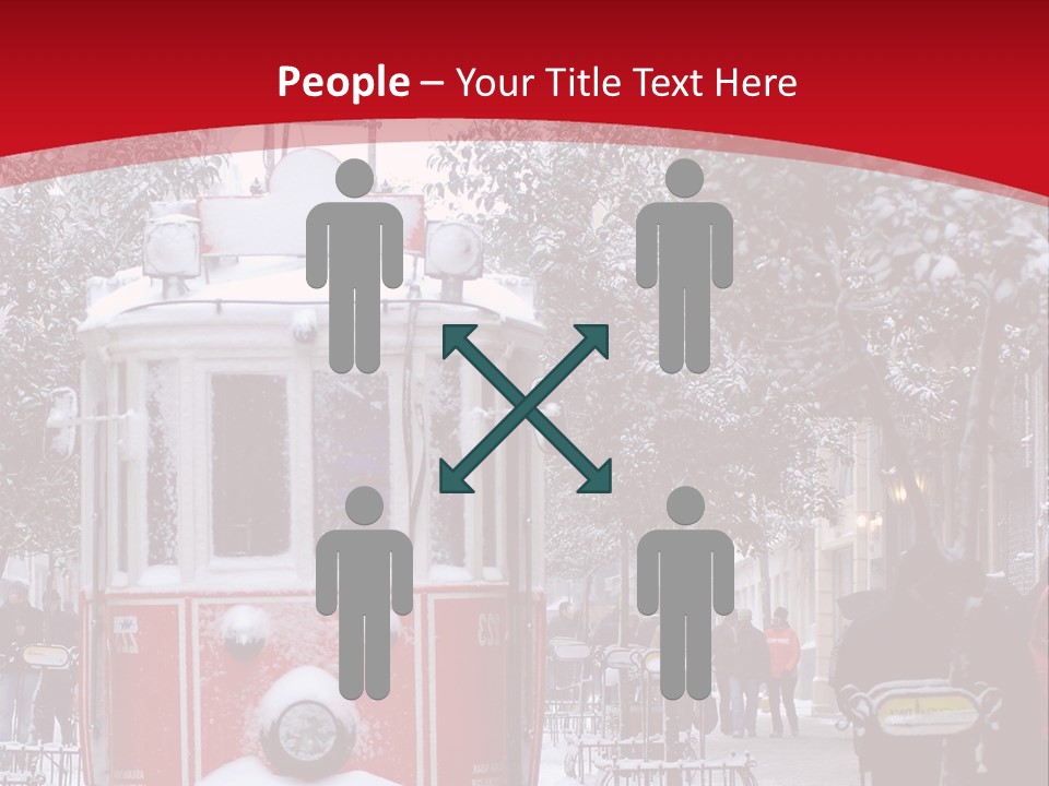 Public Transportation Turkey People Traveling PowerPoint Template