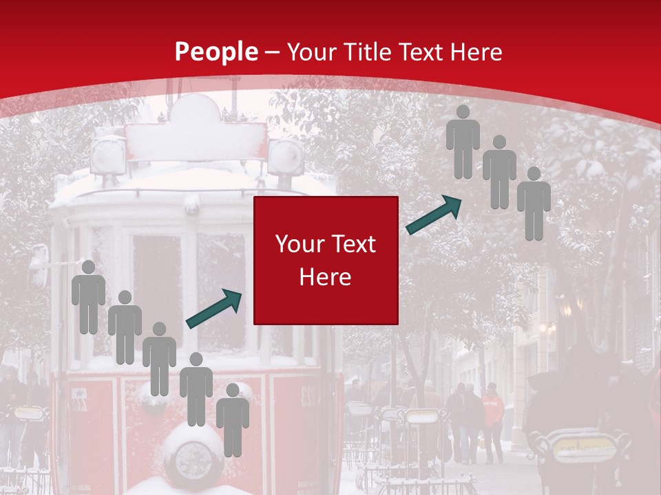 Public Transportation Turkey People Traveling PowerPoint Template