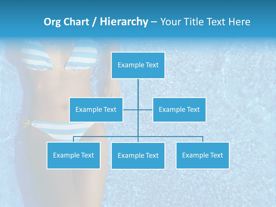 Straw Tanning Red PowerPoint Template