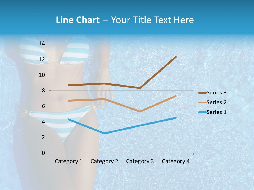 Straw Tanning Red PowerPoint Template
