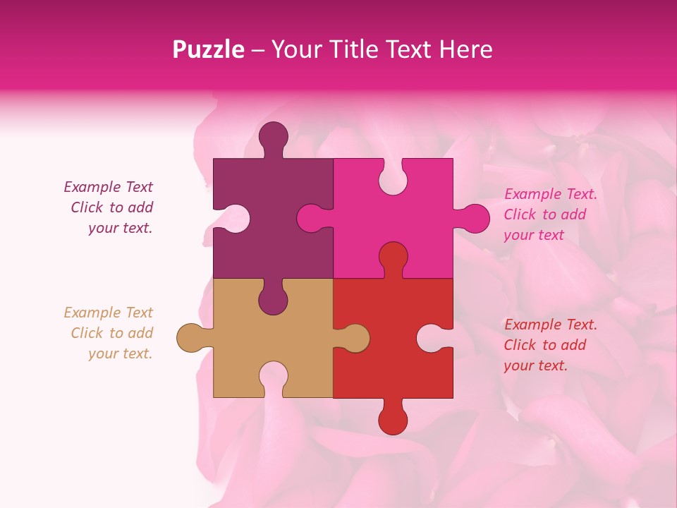 Red Message Blank PowerPoint Template