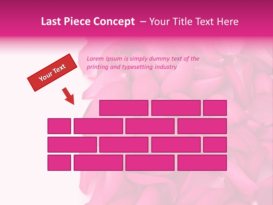 Red Message Blank PowerPoint Template
