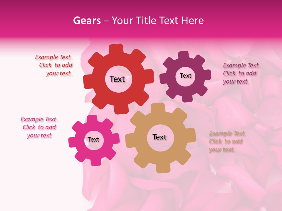 Red Message Blank PowerPoint Template